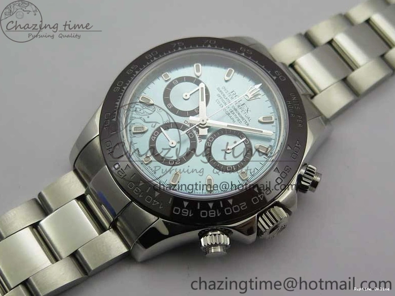 1218 Daytona 116506 Noob 1:1 Best Edition Ceramic Bezel Ice Blue Dial on SS Bracelet A Functional 2979